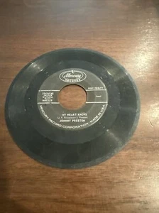 Johnny Preston Running Bear / My Heart Knows 45RPM 7" Jukebox Record Mercury - Imagen 1 de 3