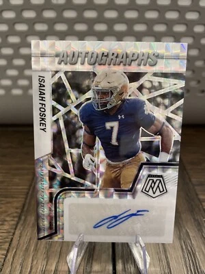 2023 Panini Mosaic Draft Picks Isaiah Foskey Autographs Mosaic Auto RC 🔥🔥🔥 - Image 1 of 2