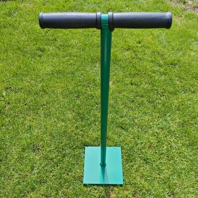 SattesGrün Bodenstampfer Handstampfer Bodenverdichter 86 cm Arbeitshöhe | 9,3 kg