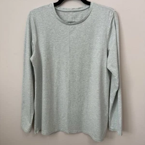 J. Jill PureJill Stretch Cotton Crew Neck Tee Casual Capsule Light Green Flaw M - Bild 1 von 8