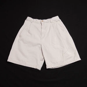 Ruff Hewn Shorts Womens 10 (27 waist) Pleated Chino Beige 100% Cotton - Picture 1 of 7
