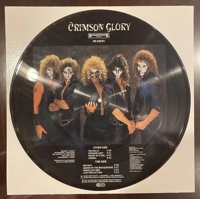 Crimson Glory Picture Disc LP Vinyl 1986 UK RARE!!! - Image 1 of 2