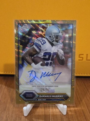  2023 Topps Composite Chrome Demarco Murray Gold Wave Auto Refractor /50 #TCA-DM - image 1 of 2