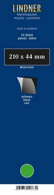 Lindner ha1044  Klemmstreifen  210 mm x 44 mm schwarz - Bild 1 von 3