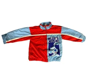 Vintage Blues Clues Windbreaker Full Zip Jacket Blue Size 3t Kids Toddlers - Picture 1 of 16