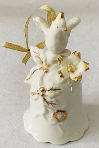 Estatuilla De Colección Años 90 Porcelana Pájaro en Forma de Campana Decoración de Navidad 1999 YH - Imagen 1 de 6