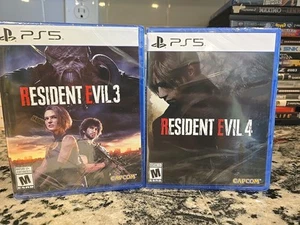 Resident Evil 3 + 4 PS5 - Brand New | Factory Sealed - Picture 1 of 8