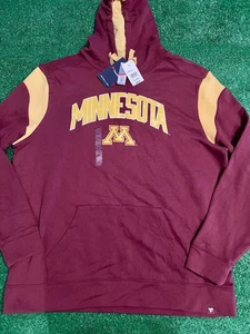 MINNESOTA GOLDEN GOPHERS Men's Hooded Pullover Sweatshirt XXL NWT FANTASTICS - Picture 1 of 6