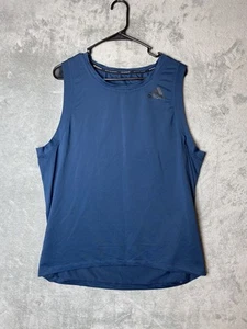 Adidas Mens L Primeblue Aeroready Blue Sleeveless Tank Top - Picture 1 of 5