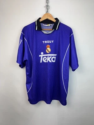 Real Madrid Away Soccer Jersey Football Shirt #Mijatovic 8 - Image 1 of 4