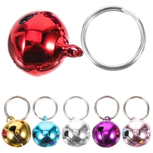 6 piezas campanas de collar de perro de acero inoxidable pequeñas campanas colgantes para collar de gato mascota - Imagen 1 de 12