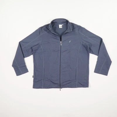 Joy Sportswear Damen Sweatjacke Gr. 46 blau Zipper Langarm Trainingsjacke Baumwo - Bild 1 von 4