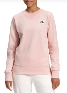 The North Face Women’s XS Peach Heritage Patch Crew Neck Sweatshirt Pullover - Picture 1 of 6