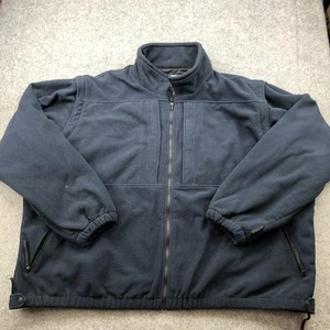 5.11 Tactical Jacket Mens 5XL Navy Blue Fleece Full Zip Outdoors Military Police - Picture 1 of 9