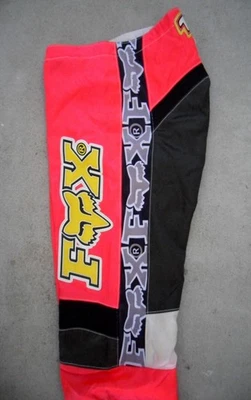 Vtg 1996 Fox Racing T4 Motocross Pants Men's Sz 32 Honda 90's pink-orange - Image 1 of 4