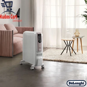 De'Longhi Dragon 4 Oil Filled Radiator 2.5Kw Portable Heater Timer Home Compact - Picture 1 of 5