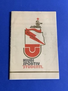 OLD ALBANIA BOOK BROCHURE-ENVER HOXHA-KLUBI SPORTIV STUDENTI-COMMUNISM TIME-1984 - Picture 1 of 14