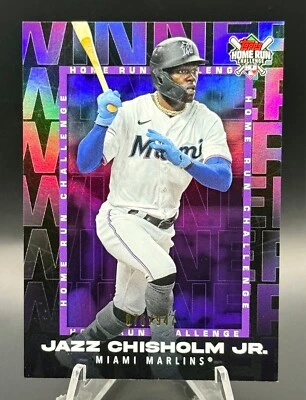 2023 Topps - Jazz Chisholm Jr. August Home Run /947 - Miami Marlins #HRCW-26 - Image 1 of 2