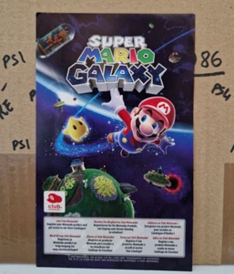 SUPER MARIO GALAXY CARD PUNTI VIP NINTENDO CLUB Wii PAL EUR ITA 🇮🇹 NUOVA - Picture 1 of 10