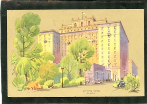 (5595) 1937 P/C SEATTLE, WA, "OLYMPIC HOTEL" GEBRAUCHT - Bild 1 von 2