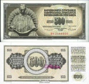 Yugoslavia Pick-number: 91c bankfrisch 1986 500 Dinara - Picture 1 of 1