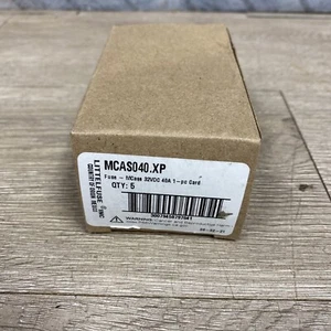 LittelFuse Inc. Fuse MCAS040.XP 32VDC 40A Lot Of 5 S3 - Picture 1 of 8
