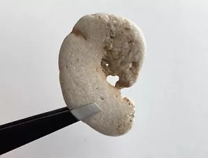❤️ Foro naturale a forma di cuore e/g Beach Rock Hag Holey Stone Love Fairy amuleto US - Foto 1 di 12