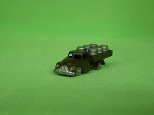 AHI MILITARY TRUCK - FUEL CARRIER -1:87? L5.2cm- ARMY GREEN- GOOD CONDITION -551 - Picture 1 of 8