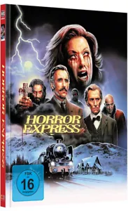 Mediabook HORROR EXPRESS - DER TOD FÄHRT 1. KLASSE Cover D PETER CUSHING BLU-RAY - Bild 1 von 2