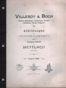 1899 German Villeroy & Boch Mettlach Catalog Steins, Pitchers Photographs - Picture 1 of 3