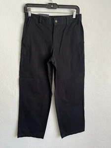 Izod Boys Black Flat Front Adjustable Waist Jean, Size 12 Husky - Picture 1 of 7