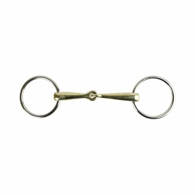 AK RIDING SPORTS LTD AK lose Ring, Einzelgelenk Trense Reitgebiss in Deutsch Silber