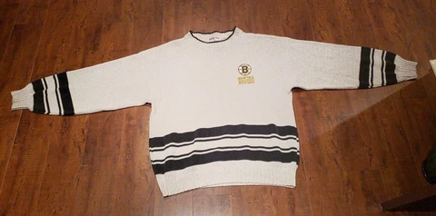Boston Bruins Vintage 90s Sweater XL NHL Made In Canada Headline Sports Cover