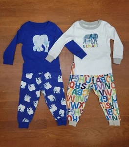Gymboree The World Of Eric Carle Polar Bear & Elephan Pajamas Sets 18-24m - Picture 1 of 3