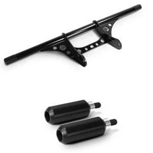 Front Crash / Guard Bar Rear Upper Shock Sliders For Harley Sportster XL 2004-22 - Bild 1 von 17