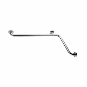973mm Handrail Support 'L' Shape- Brushed Stainless Steel-Taylor & Moore.JD-FS10 - Picture 1 of 3
