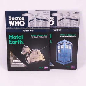 Kits de modelos de metal Metal Earth Doctor Who Tardis & Rusty K-9 #D - Imagen 1 de 5