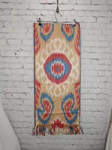 Beige/Blue/Red Multicolored Table Runner - Picture 1 of 6