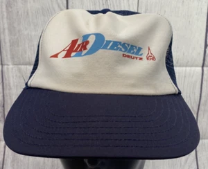 Vintage Made In USA Air Diesel Deutz Pro Fit Snap Back Trucker Hat - Picture 1 of 12