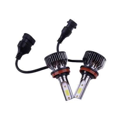 2x White 6000K H11 LED High Low Beam Headlight Bulbs For Car Truck Van SUV top - Image 1 of 4
