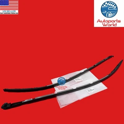 CONJUNTO DE MOLDAGEM DE PARA-BRISA ORIGINAL DO FABRICANTE TOYOTA 10-21 LX570 LAND CRUISER DIREITA E ESQUERDA - Imagem 1 de 4