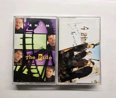4Him Cassette Tape Lot The Message & The Ride  - Image 1 of 3
