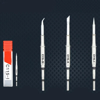 C115 soldering iron tip integrated heating core K/I For JBC115 soldering station - Image 1 of 4