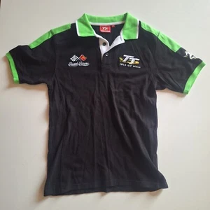 TT Isle Of Mann Polo Tshirt Size Medium Motorcycle Racing - Bild 1 von 10