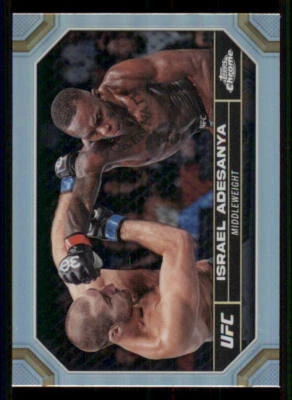 2024 Topps Chrome UFC Refractors #81 Israel Adesanya - Image 1 of 2