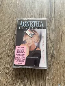 Agnetha Faltskog - I Stand Alone (Cassette Tape, 1987, Atlantic) Drilled case - Picture 1 of 3