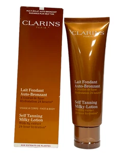 Clarins Self Tanning Milky Lotion With Fig Extract (125mL /4.2oz) NEW; YOU PICK - Picture 1 of 11