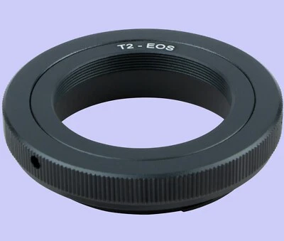 T/T2 lens Mount Adapter Ring For Canon EOS 200D,80D,77D, 70D, 60D, 50D, 40D, 30D - Image 1 of 4