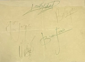 The Rolling Stones - Autógrafo totalmente firmado años 60 página de libro certificado de autenticidad - Imagen 1 de 14