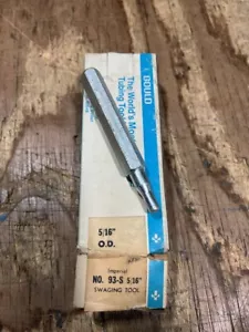 Imperial Eastman Hammer Flaring Swaging Tool - 5/16" -New Old Stock- Made in USA - Picture 1 of 4
